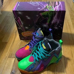 REEBOK NERF KAMIKAZE ll mens basketball US size 11 multi color